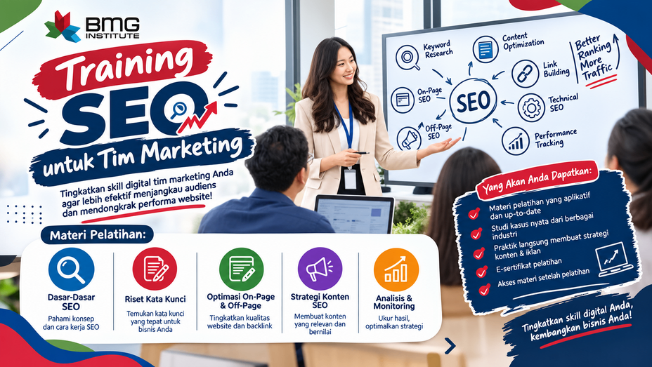 Ilutrasi Training SEO untuk Tim Marketing thumbnail